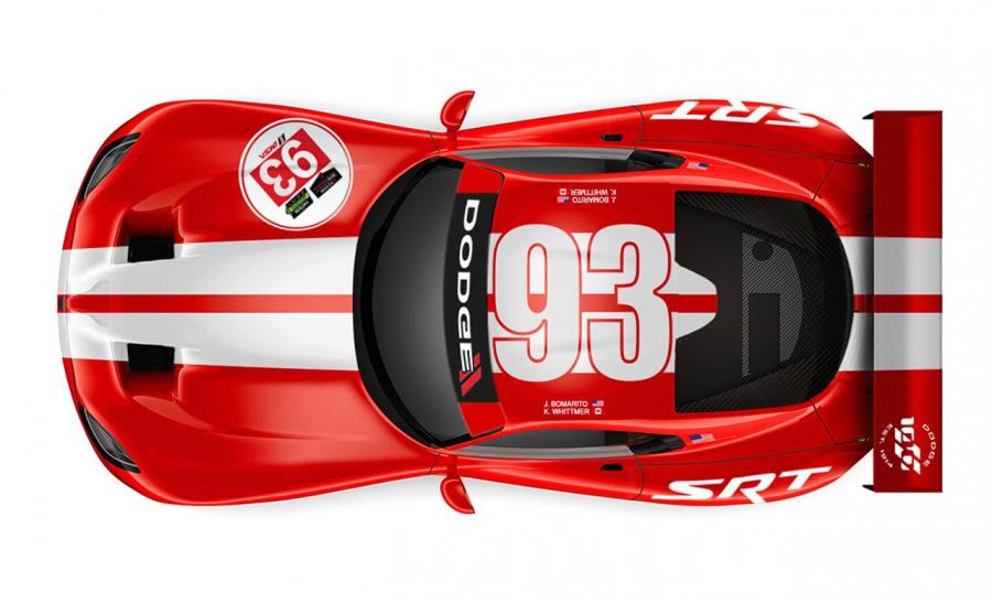  Dodge Viper GTS-R Red and White 2014 года  (фото 2 из 8)